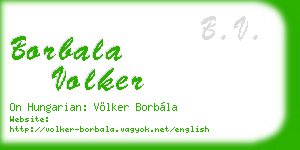 borbala volker business card